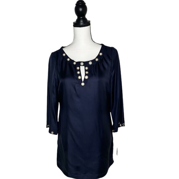 NWT Dana Buchman 100% Silk Tunic Top - Picture 1 of 9